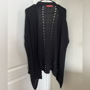 Black Knit Cardigan